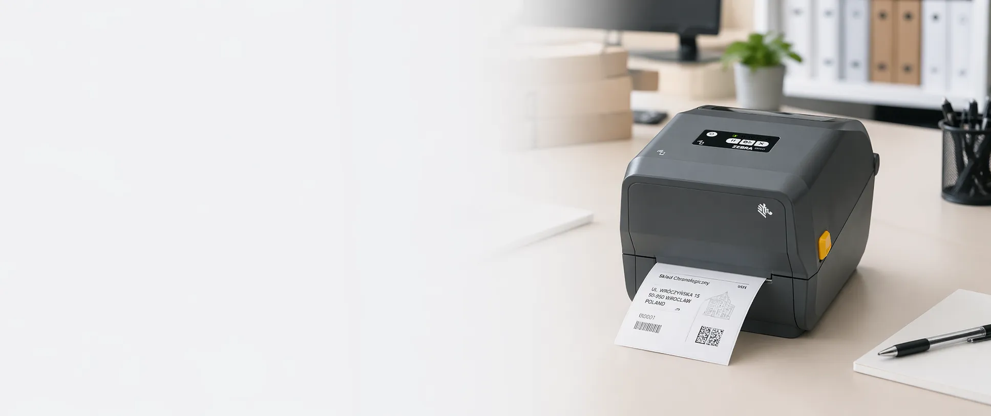 Drukarka etykiet Zebra na stanowisku EZD RP